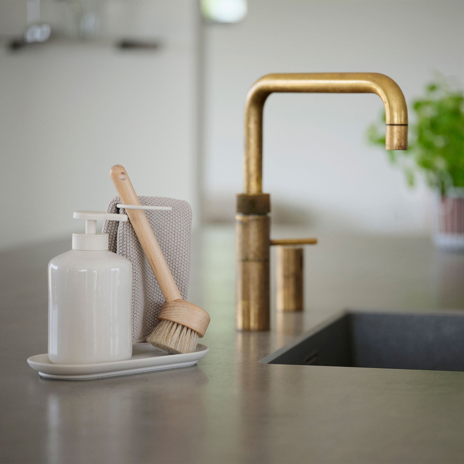 Inu opvaskesæt offwhite